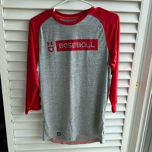 Baseball UA 3/4 length sleeve shirt